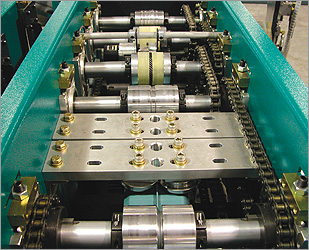 downspout machine rollers