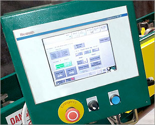 steel stud roll former touch screen controller steel stud roll former touch screen control